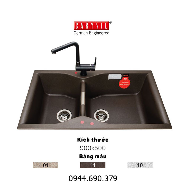 Chậu rửa chén đá granite Carysil LAC2