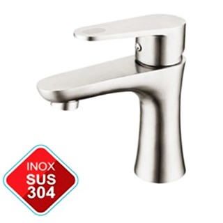 Vòi Lavabo nóng lạnh inox 304 Sandra 218s