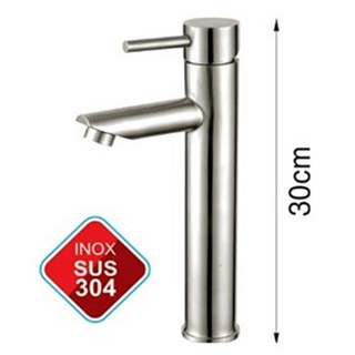 Vòi Lavabo nóng lạnh  inox 304 Sandra SD-216SB