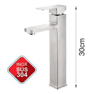 Vòi Lavabo nóng lạnh  inox 304 Sandra SD-215SB