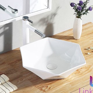 Lavabo kim cương lục giác  NL-LB06