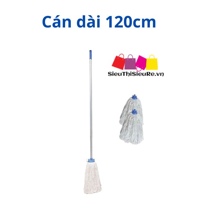 Cán cây lau sàn ướt đầu tròn