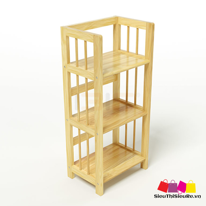 Kệ Sách Đứng 3 Tầng Ngang 40cm