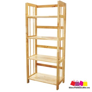 Kệ Sách Đứng 4 Tầng Ngang 65cm