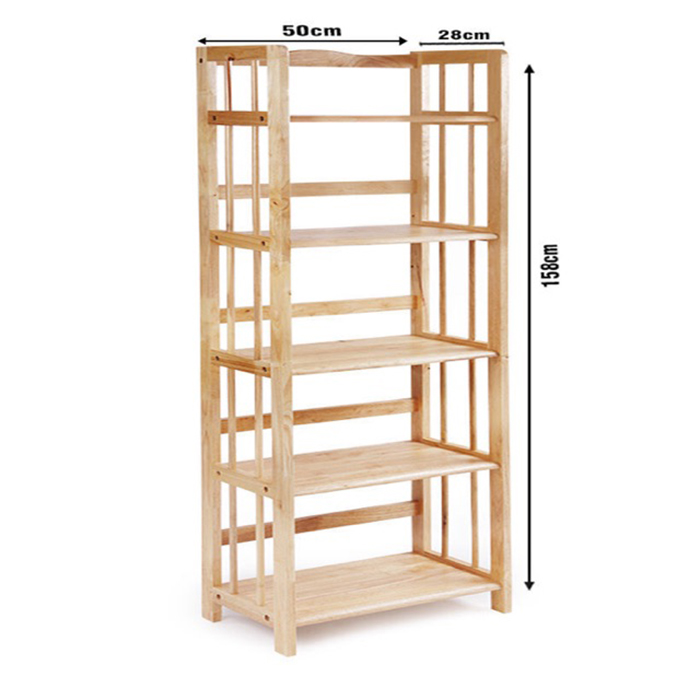 Kệ Sách Đứng 5 Tầng Ngang 50cm