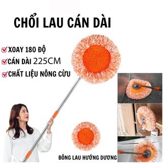 Chổi Lau Trần Nhà, Cây Quét Trần Nhà Hình Hoa Hướng Dương Đa Năng 