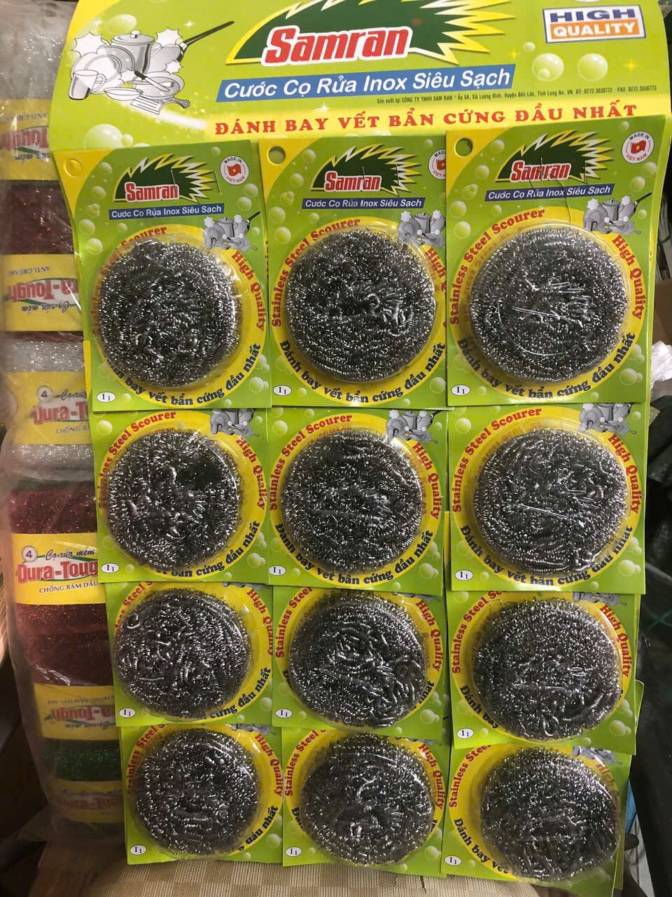 Cước xanh cọ rửa siêu sạch Samran