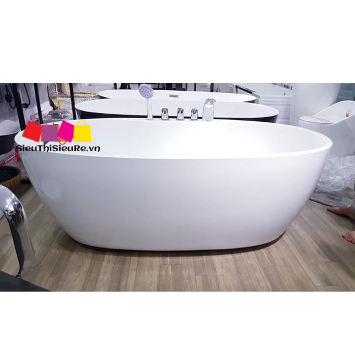 Bồn tắm nằm oval (kèm bộ vòi)