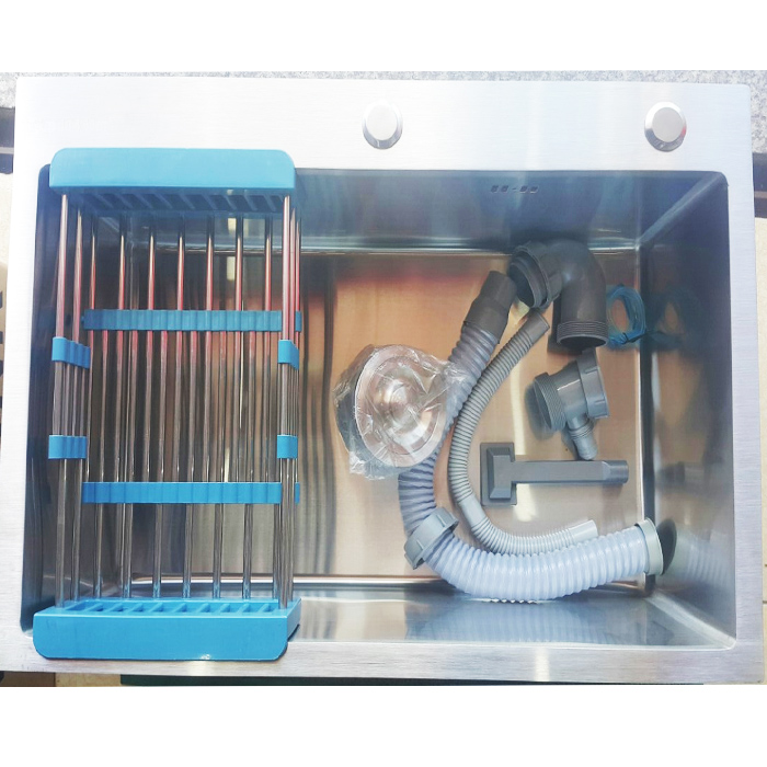 Bồn rửa chén inox 304 đúc 1 hộc 6845