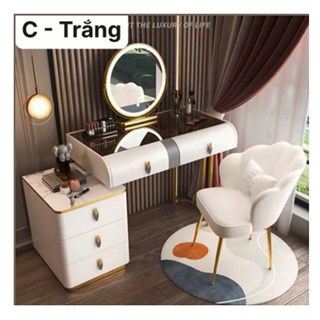 Bàn trang điểm gương Led BY02