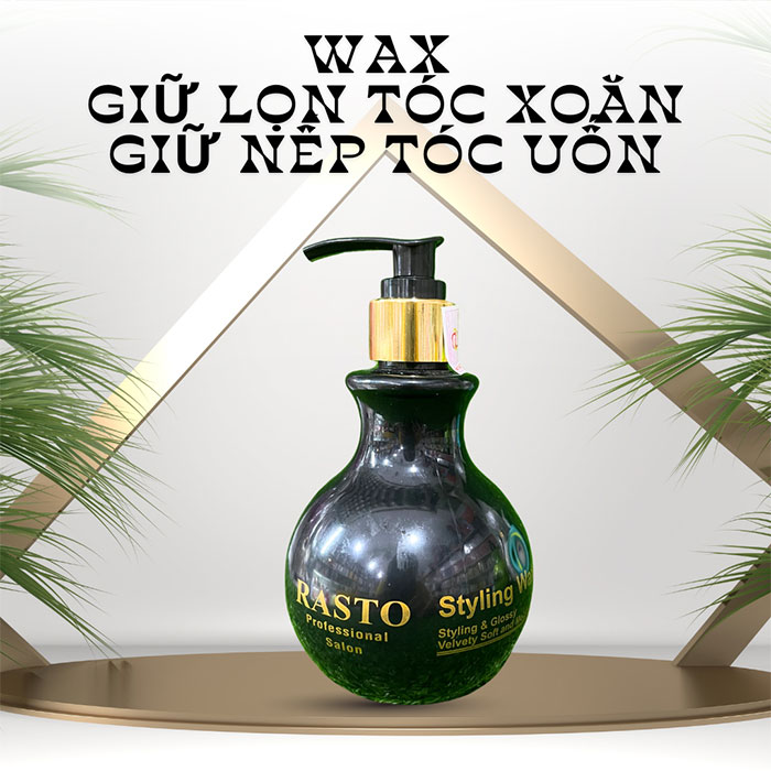 Wax RASTO Giữ Lọn Tóc Xoăn, Giữ Nếp Tóc Uốn 250ml