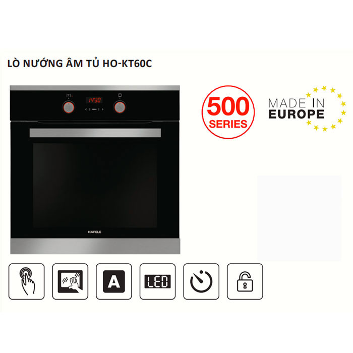 Lò nướng âm tủ HafeleHO-KT60C 534.05.571, 65 lít