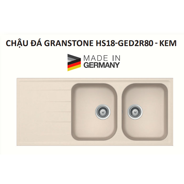 Chậu đá GRANSTONE HS18-GED2R80