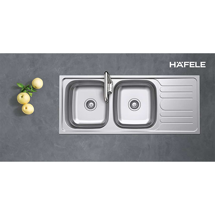 Chậu inox HS20-SSD2R90