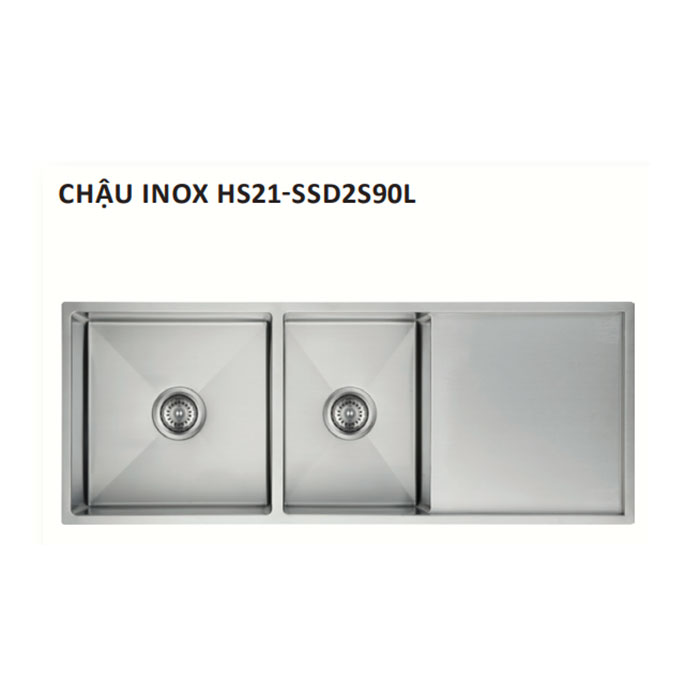 Chậu inox HS21-SSD2S90L