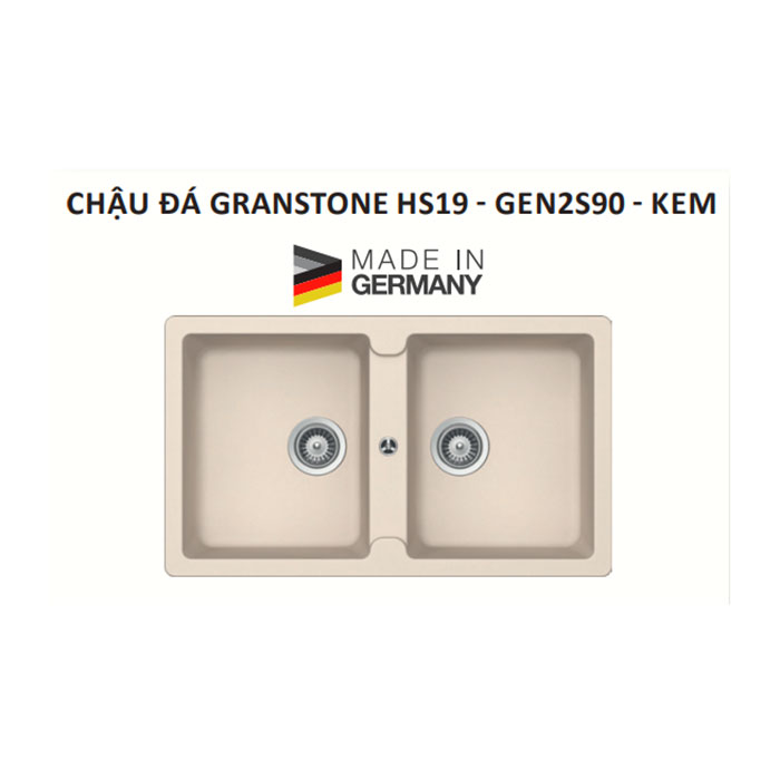 Chậu đá GRANSTONE HS19 - GEN2S90 - KEM