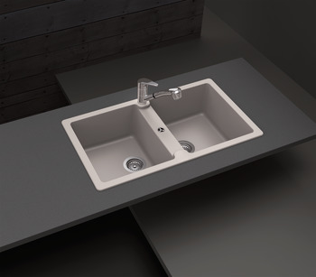 Chậu đá GRANSTONE HS19 - GEN2S90 - XÁM