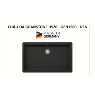 Chậu đá GRANSTONE HS20 - GEN1S80 - ĐEN