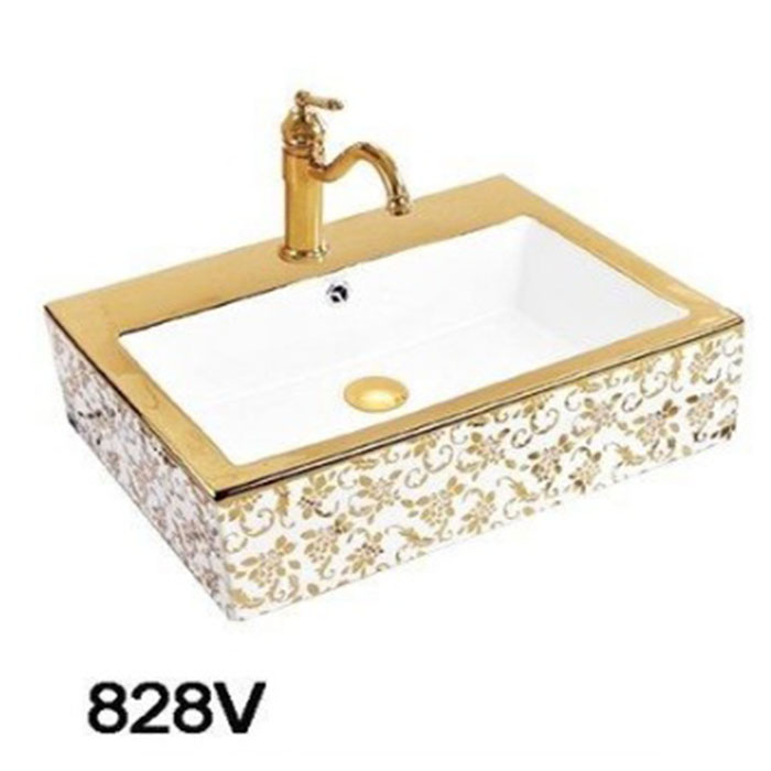 Lavabo đặt bàn vuông Napolon 828V