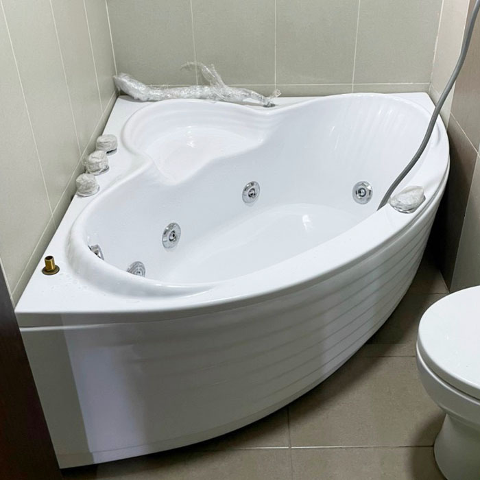 Bồn tắm góc massage 1200