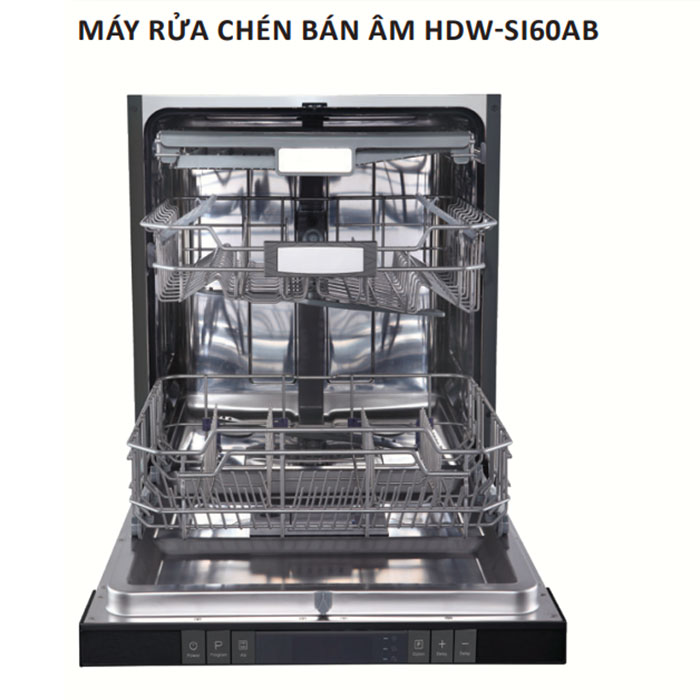 Máy rửa chén bán âm Hafele HDW-SI60AB 538.21.320