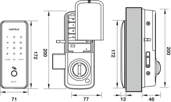 Khóa điện tử ER5100 912.20.200