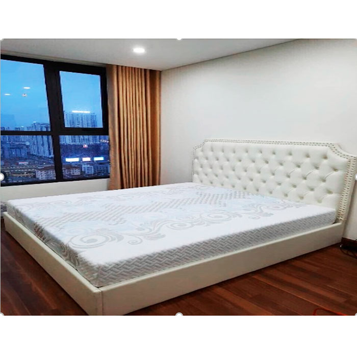 Giường ngủ bọc nệm phong cách Châu Âu sang trọng