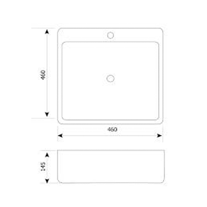 Lavabo đặt bàn Hảo Cảnh C416