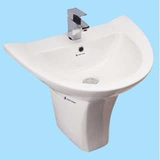 Lavabo Thiên Thanh chân treo LT51L1T+PT5100T