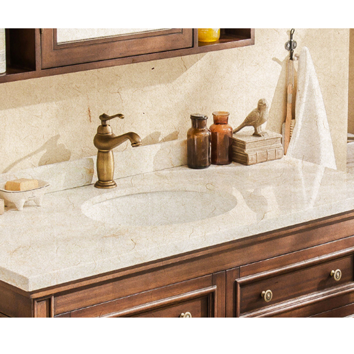 Vòi Lavabo nóng lạnh giả cổ đồng thau Kanly GC-V03
