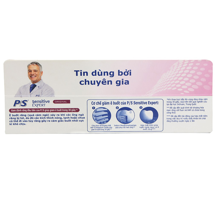 Kem đánh răng P/S Sensitive Expert Giảm ê buốt 100g
